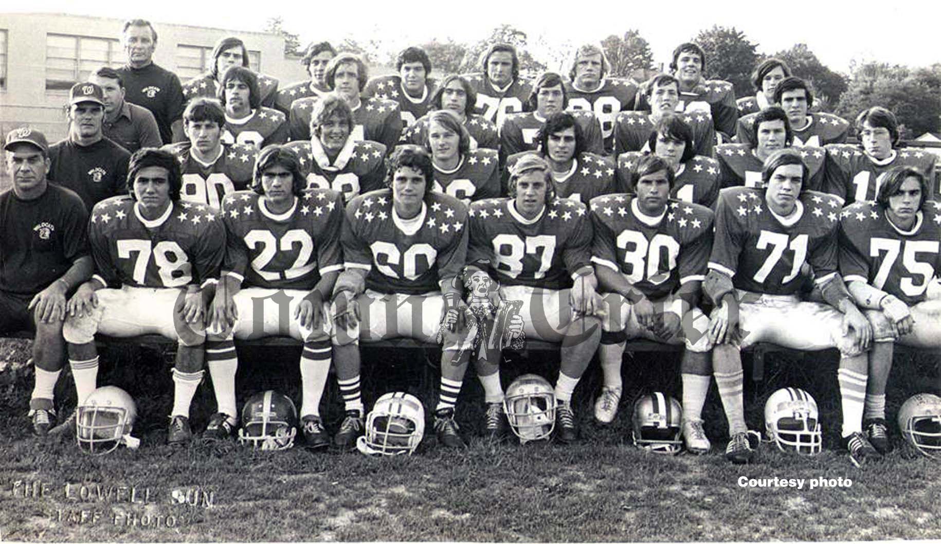 John Ritchie with Wilmington's 1973 MVC All-Star Team